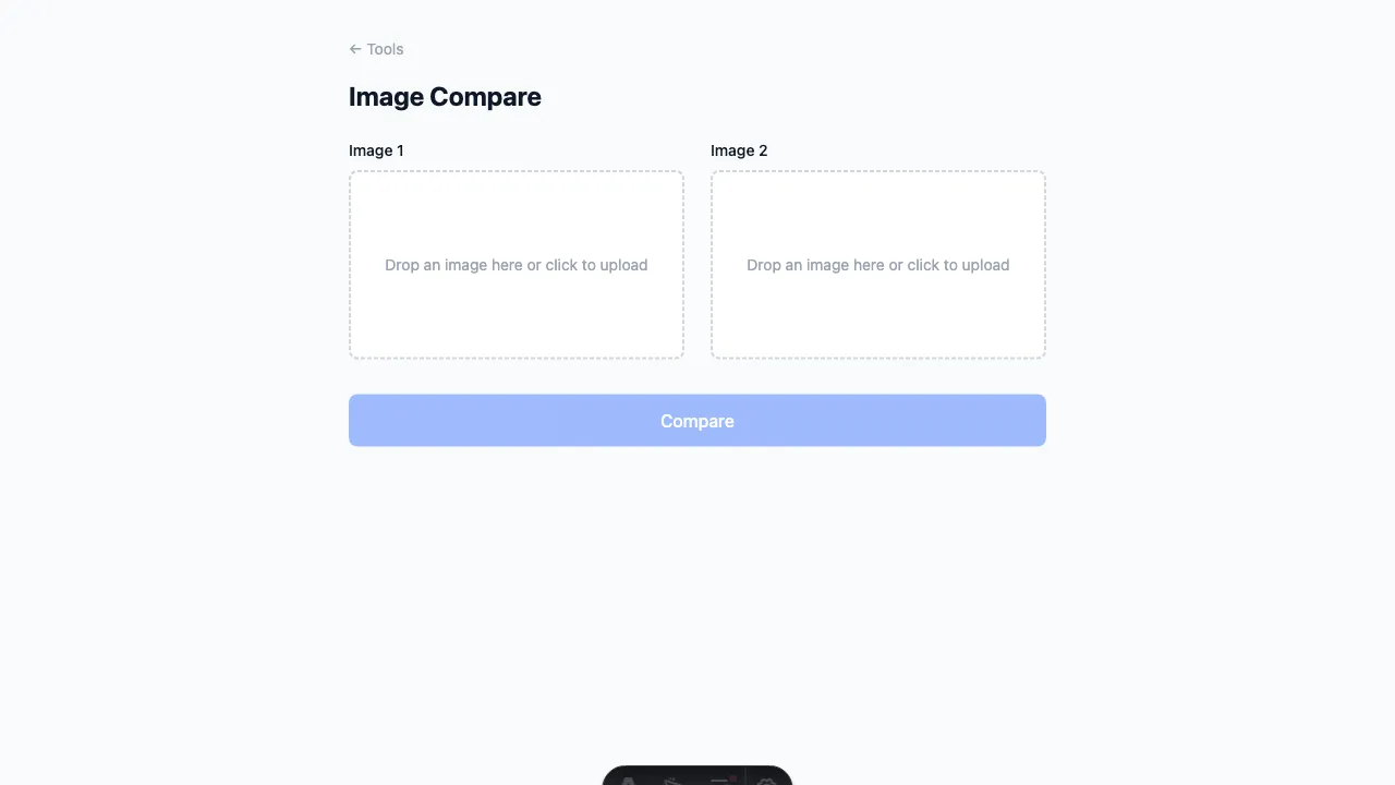 Screenshot of Image Compare